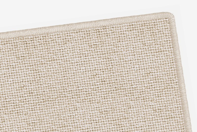 Wool Milkshake Coconut (1738) with Linen Borders Seal (2005) 