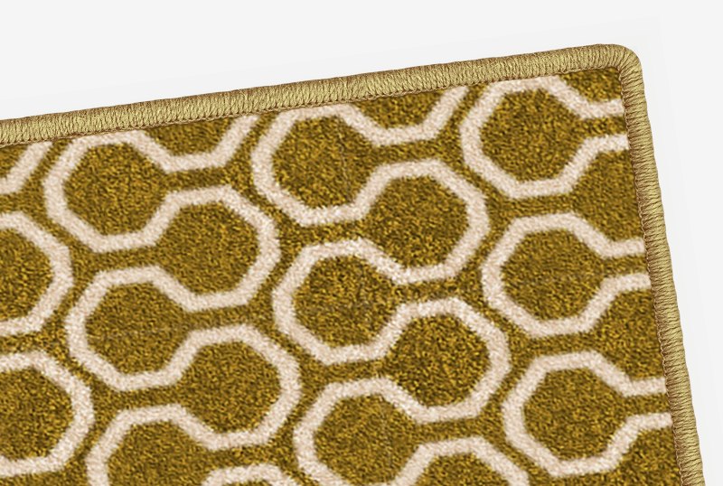 Quirky Honeycomb Moss (7112) with whipped edge 