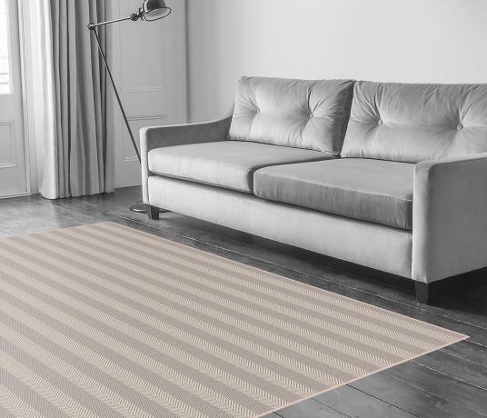 Wool Iconic Herringstripe Fonteyn Carpet 1560 in Living Room