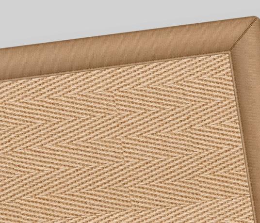 Tobutt Jute Runner rug corner