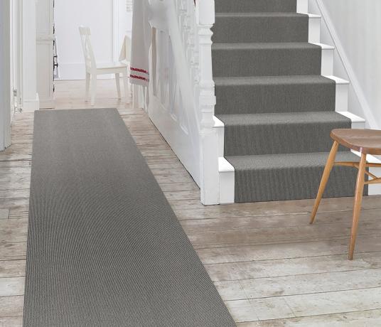 Wool Cord Smoke Carpet 5783 Stair Runner