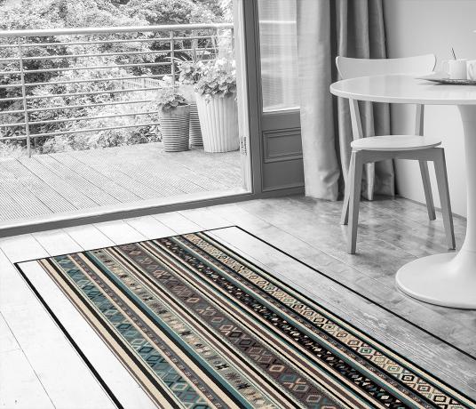 Quirky Tribe Egalité Runner 7095 in Living Room (Make Me A Rug)