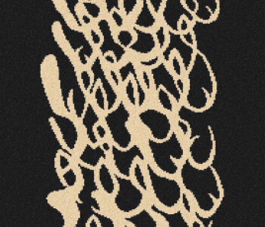 Quirky Waterlake Black Runner by Ella Doran 7088 Swatch