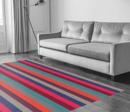 Margo Selby Stripe Carnival Carousel Carpet 1990 in Living Room thumb