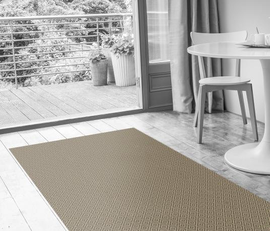 Anywhere Ca-rPET Diamond Re-imagine Carpet 8390 in Living Room (Make Me A Rug)