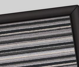 Merlin Striped Wool Runner rug corner thumb