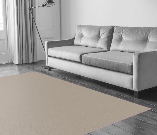 Wool Rib Grey Oak Carpet 1834 in Living Room