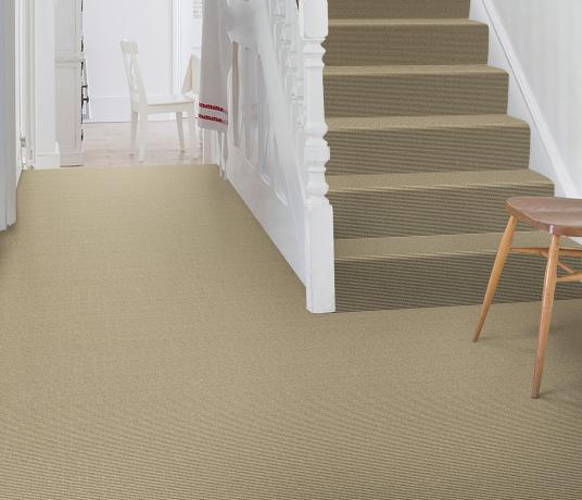 Wool Iconic Bouclé Garbo Carpet 1513 on Stairs