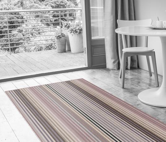 Margo Selby Stripe Rock Lydden Carpet 1951 in Living Room (Make Me A Rug)