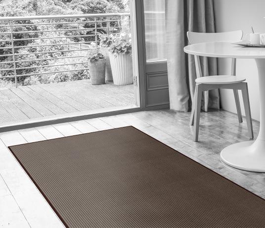 Wool Iconic Stripe Lennon Carpet 1504 in Living Room (Make Me A Rug)