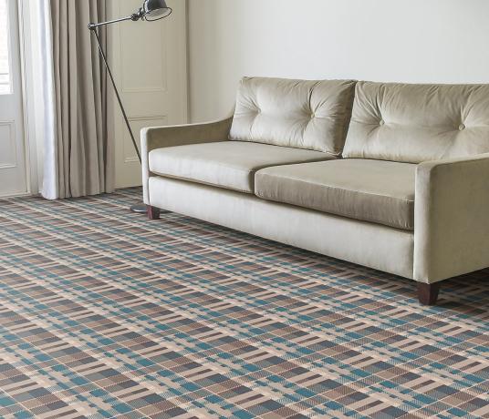 Quirky Tartan Mountain Daisy 7164 in Living Room