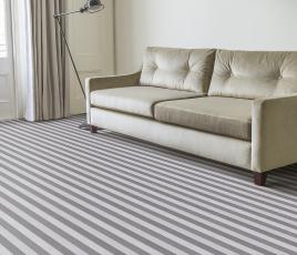 Wool Blocstripe Moon Mineral Bloc Carpet 1853 in Living Room thumb