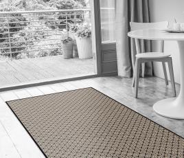 Quirky Geo Black Carpet 7131 in Living Room (Make Me A Rug) thumb