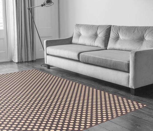 Quirky Spotty Grey Patterned Carpet 7143 in Living Room