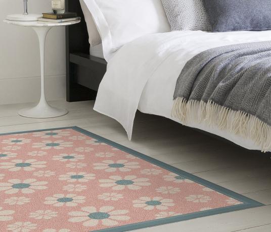 Quirky Bloom Gelato Rug 1 as a rug (Make Me A Rug)
