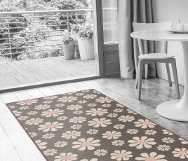 Quirky Bloom Tiramisu Carpet 7175 in Living Room (Make Me A Rug) thumb