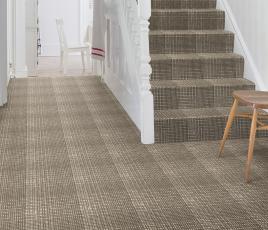 Wool Crafty Cross Trefoil Carpet 5963 on Stairs thumb