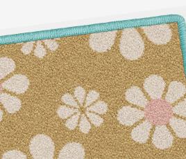 Quirky Bloom Polenta Rug 1 rug corner thumb