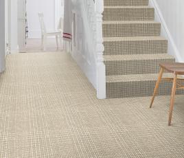 Wool Crafty Cross Maltese Carpet 5961 on Stairs thumb