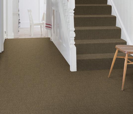 Sisal Bouclé Bransbury Carpet 1234 on Stairs