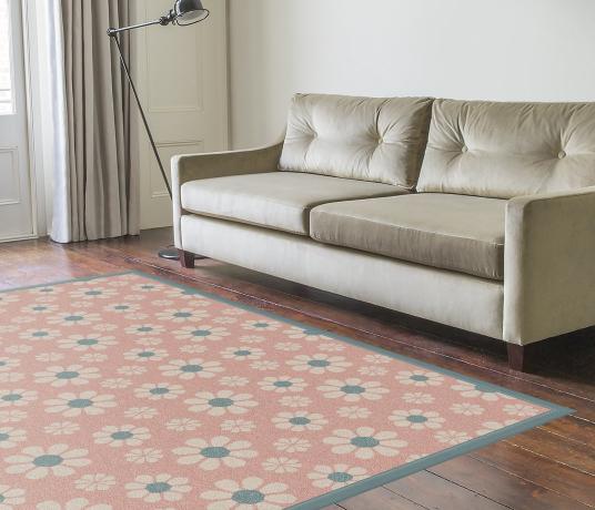 Quirky Bloom Gelato Rug 1 in Living Room
