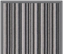 Frank Striped Wool Rug from above thumb