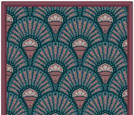 Quirky Deco Blush Rug 1 from above thumb