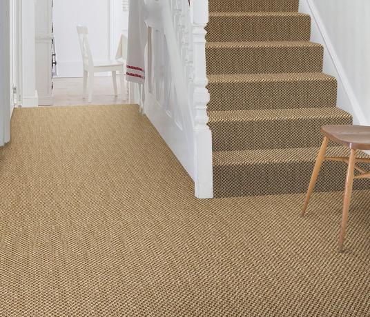 Sisal Malay Chen Carpet 2537 on Stairs