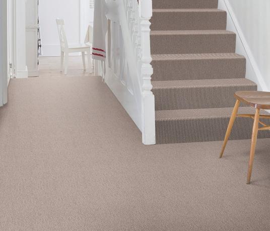 Wool Romance Pray Carpet 1993 on Stairs