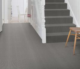 Wool Cord Smoke Carpet 5783 on Stairs thumb
