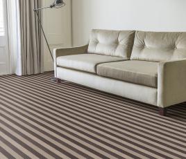 Wool Blocstripe Sable Olive Bloc Carpet 1850 in Living Room thumb
