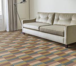 Quirky Margo Selby Patch Blue Carpet 7155 in Living Room thumb