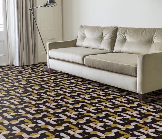 Quirky Albers Carpet 7181 in Living Room