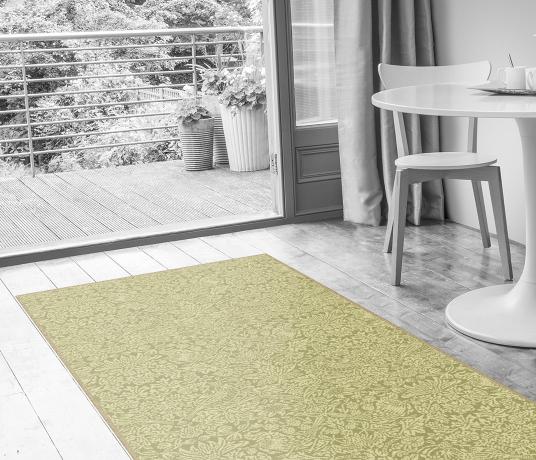Quirky B Liberty Fabrics Strawberry Meadow Acanthus Carpet 7510 in Living Room (Make Me A Rug)
