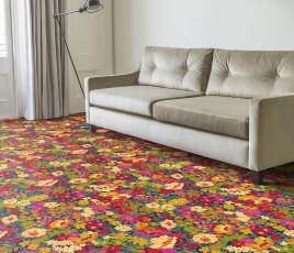 Quirky B Liberty Fabrics Flowers of Thorpe Summer Garden Carpet 7525 in Living Room thumb