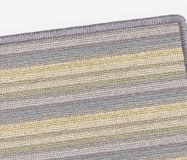 Bella Striped Wool Runner rug corner thumb
