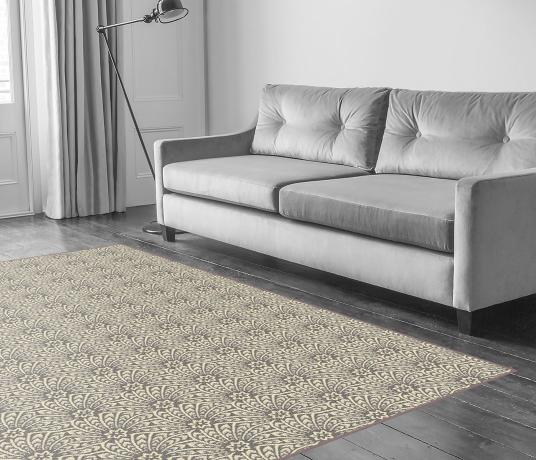 Quirky B Liberty Fabrics Capello Shell Mist Carpet 7500 in Living Room
