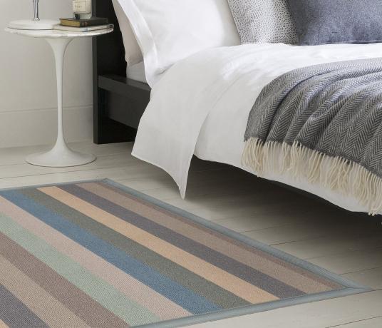 Margo Selby Joss Striped Rug 1 as a rug (Make Me A Rug)