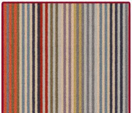 Margo Selby Westbrook Striped Rug 3 from above thumb