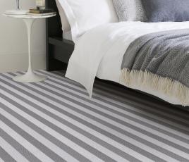 Wool Blocstripe Moon Mineral Bloc Carpet 1853 in Bedroom thumb