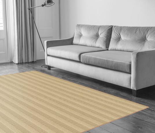 Wool Iconic Herringstripe Laine Carpet 1567 in Living Room