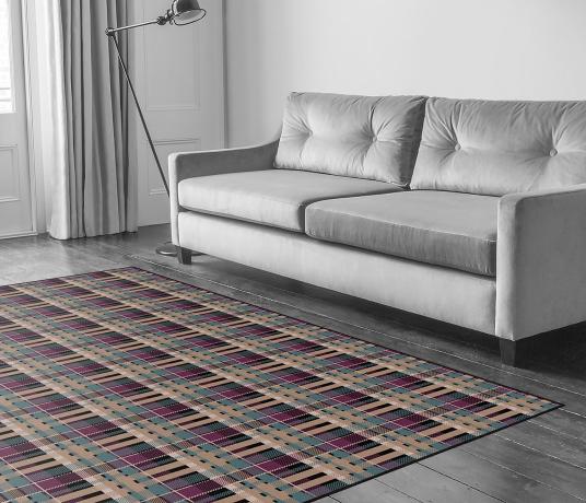 Quirky Tartan Silver Tassie 7162 in Living Room