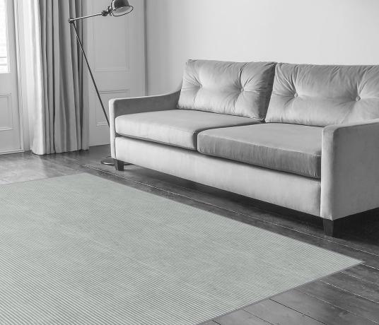 Plush Stripe Aquamarine Carpet 8217 in Living Room