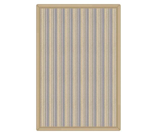 Bella Striped Wool Rug from above
