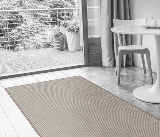 Plush Stripe Sapphire Carpet 8213 in Living Room (Make Me A Rug)