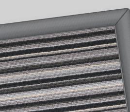 Frank Striped Wool Runner rug corner thumb
