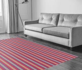 Margo Selby Stripe Carnival Skelter Carpet 1992 in Living Room thumb