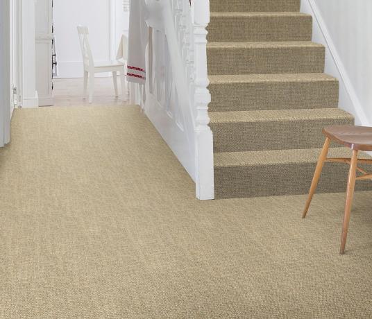 Sisal Bouclé Braemere Carpet 1236 on Stairs