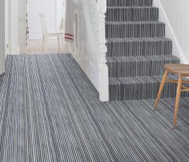 Wool Iconic Stripe Simone Carpet 1540 on Stairs thumb