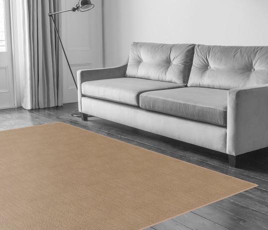 Sisal Bouclé Basing Carpet 1235 in Living Room